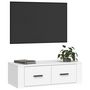 Voir la diapositive 4 : VIDAXL Meuble TV suspendu Blanc 80x36x25 cm Bois d'ingenierie