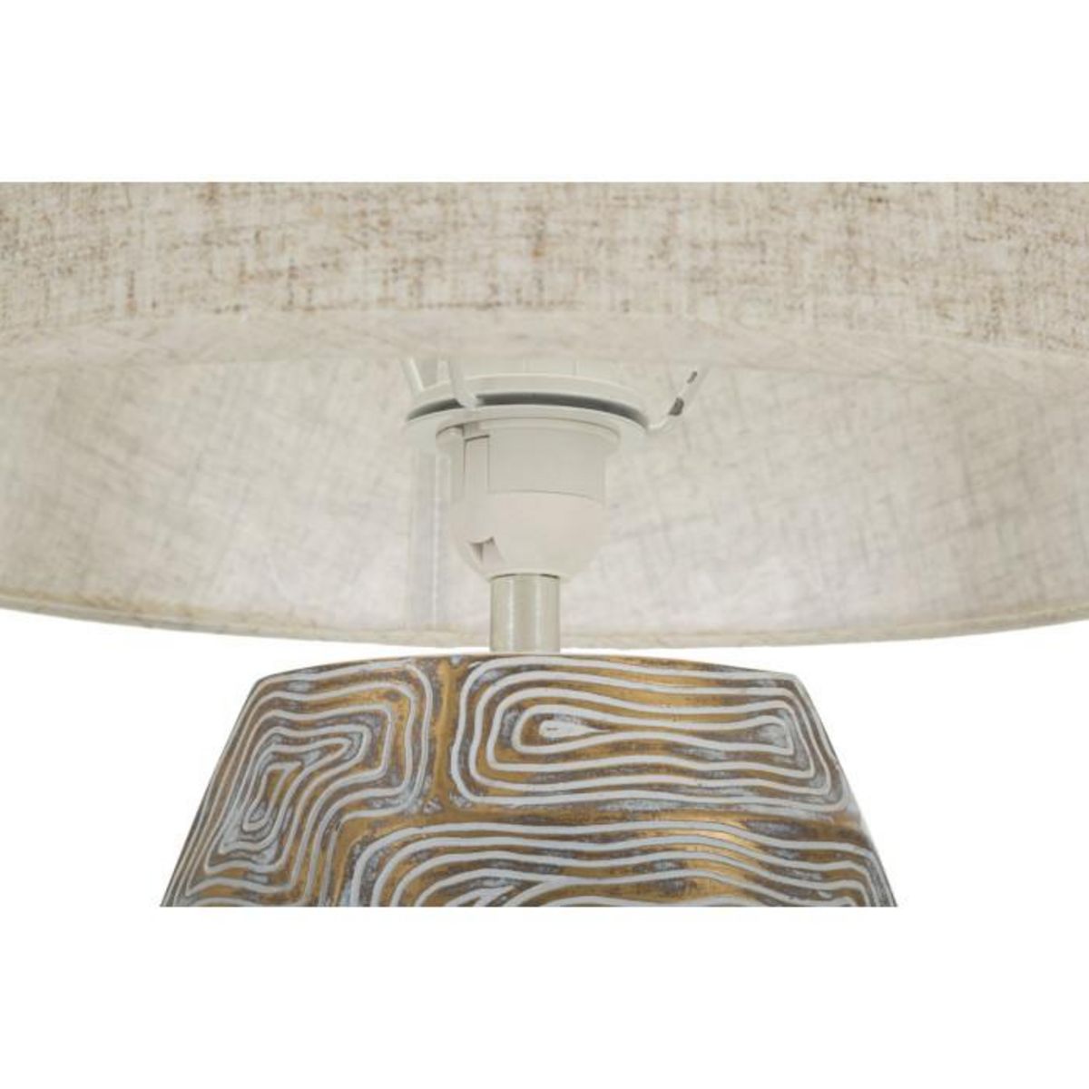 Paris Prix Lampe à Poser en Résine  Elips  90cm Or