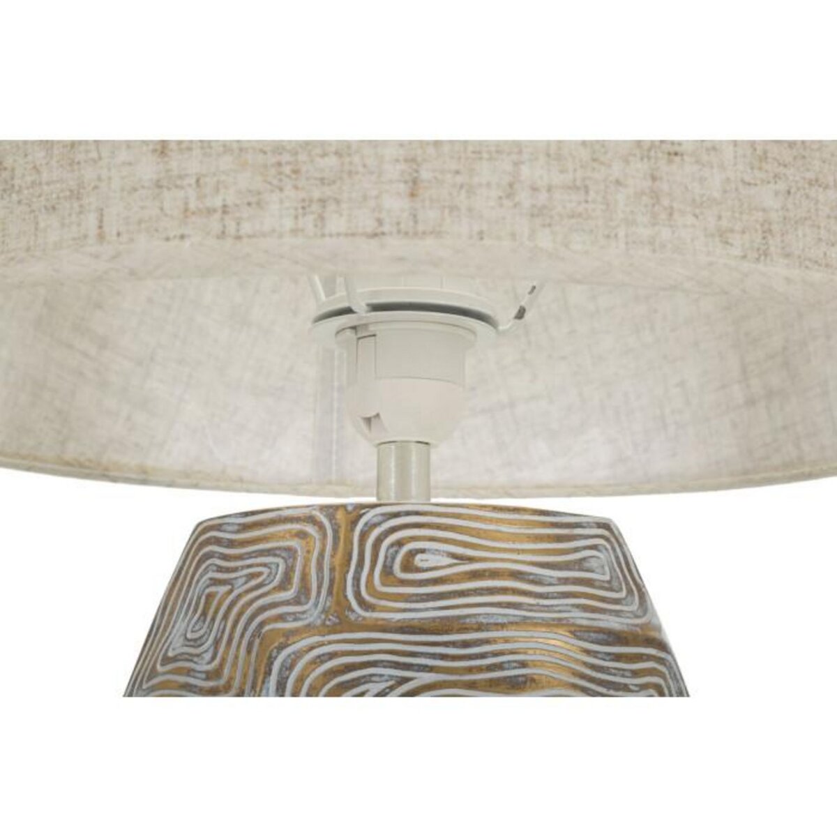 Paris Prix Lampe à Poser en Résine  Elips  90cm Or