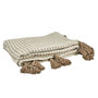 Voir la diapositive 1 : Paris Prix Plaid Nid d'Abeille  Gaufré  125x150cm Beige & Taupe