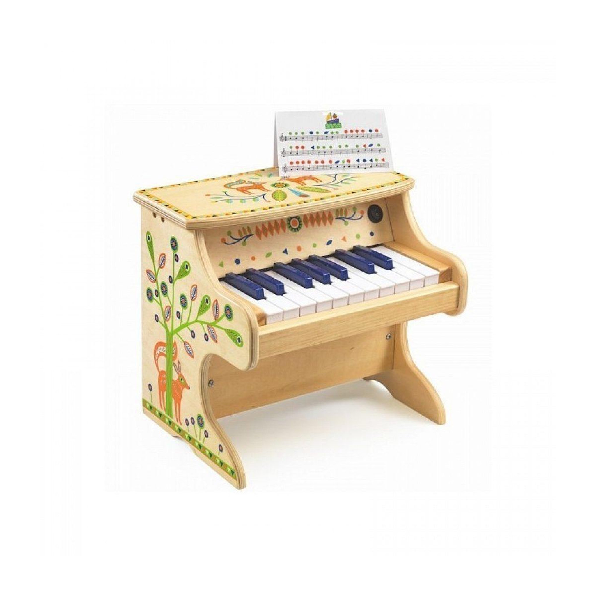 Voir la diapositive 2 : Djeco Piano electronique animambo