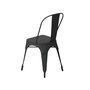 Voir la diapositive 5 : TOILINUX Lot de 4 chaises en métal NIKO
