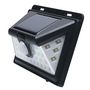 Voir la diapositive 2 :  Applique solaire à led et détecteur de mouvement  32Leds-160 lumens  WERKA PRO
