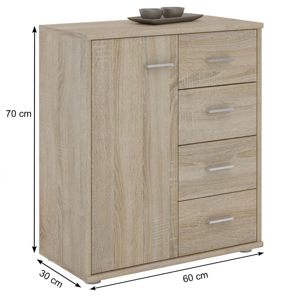 IDIMEX Buffet OSCAR, en mélaminé