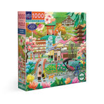 Eeboo Puzzle 1000 pièces Seasons in Kyoto – Paysage japonais – Adultes dès 14 ans – Haute qualité – Eeboo
