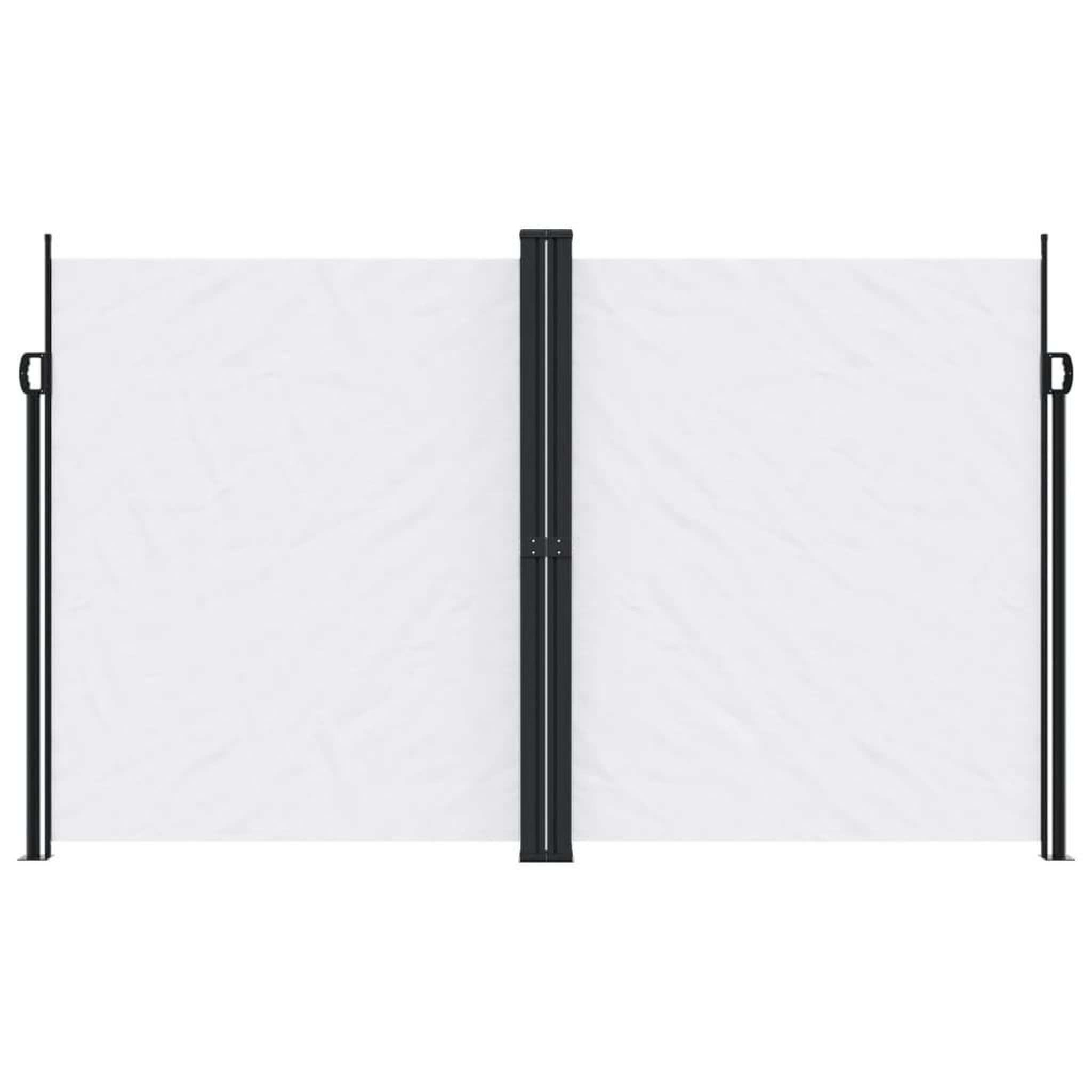 Voir la diapositive 3 : VIDAXL Auvent lateral retractable blanc 200x600 cm
