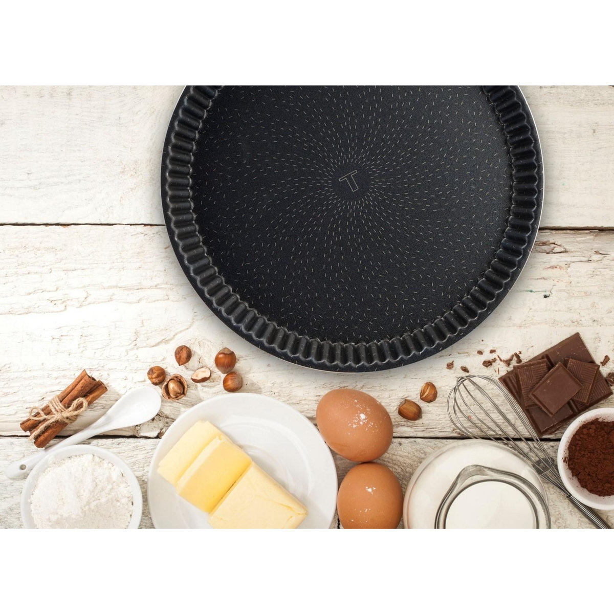 TEFAL Moule à tarte 25 cm PERFECT BAKE métal