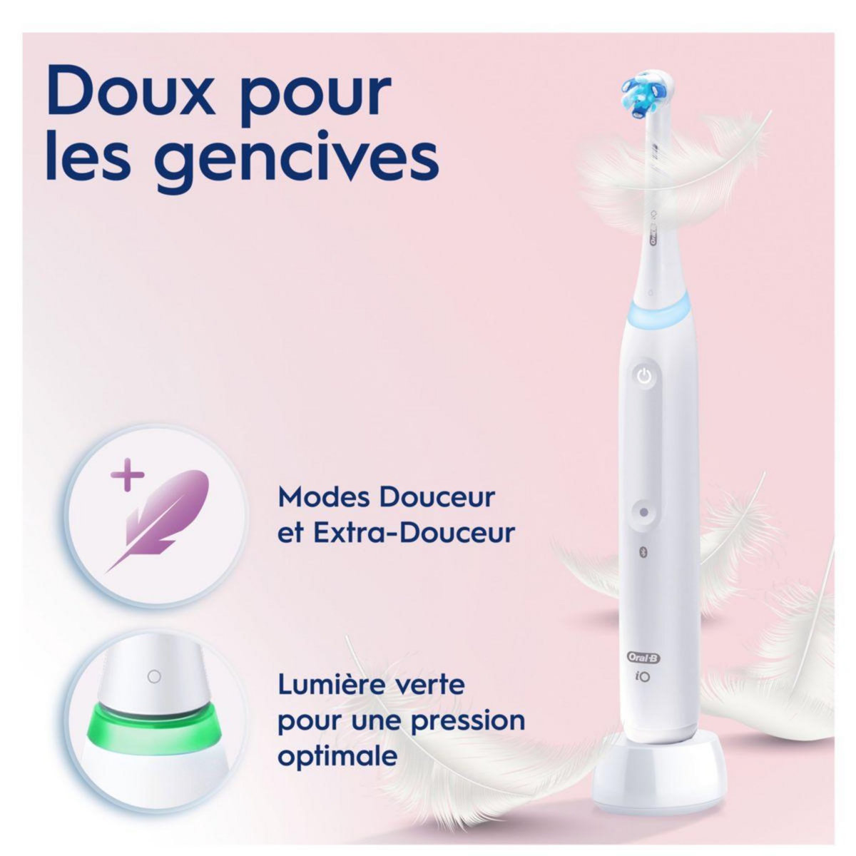 ORAL B Brosse à dents électrique IO 4 White edition cadeau