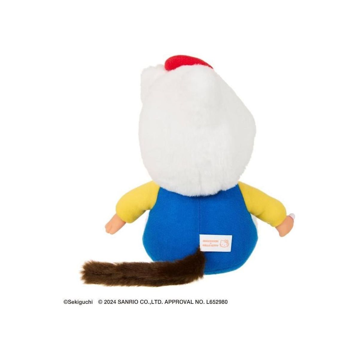 BANDAI Peluche - BANDAI - Monchhichi - SE205035 - Hello Kitty Assis - 20 cm