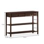 Voir la diapositive 6 : IDIMEX Table console d'entrée APOANA L 110 cm en bois