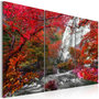 Voir la diapositive 1 : Paris Prix Tableau  Beautiful Waterfall : Autumnal Forest