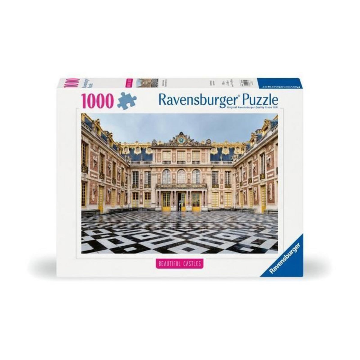 RAVENSBURGER Puzzle 1000 pièces Ravensburger, Château de Versailles France, Collection Highlight, Adulte 14+ ans