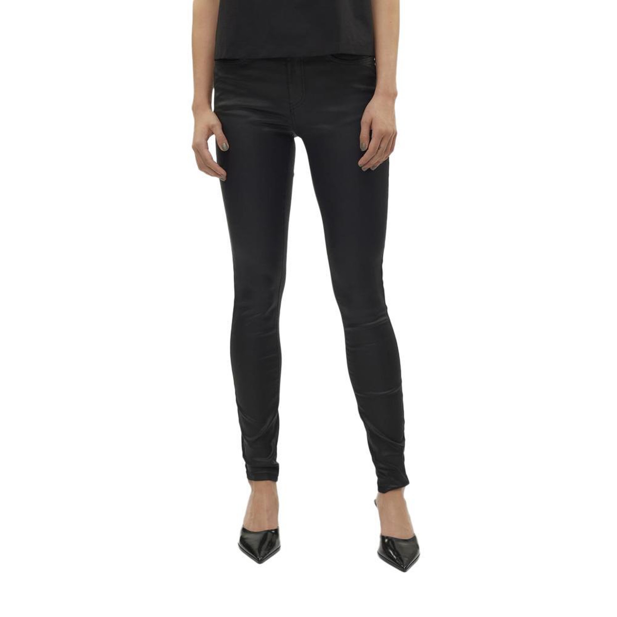 Vero Moda Pantalon Slim  Femme Vero Moda Flash. Coloris disponibles : Noir