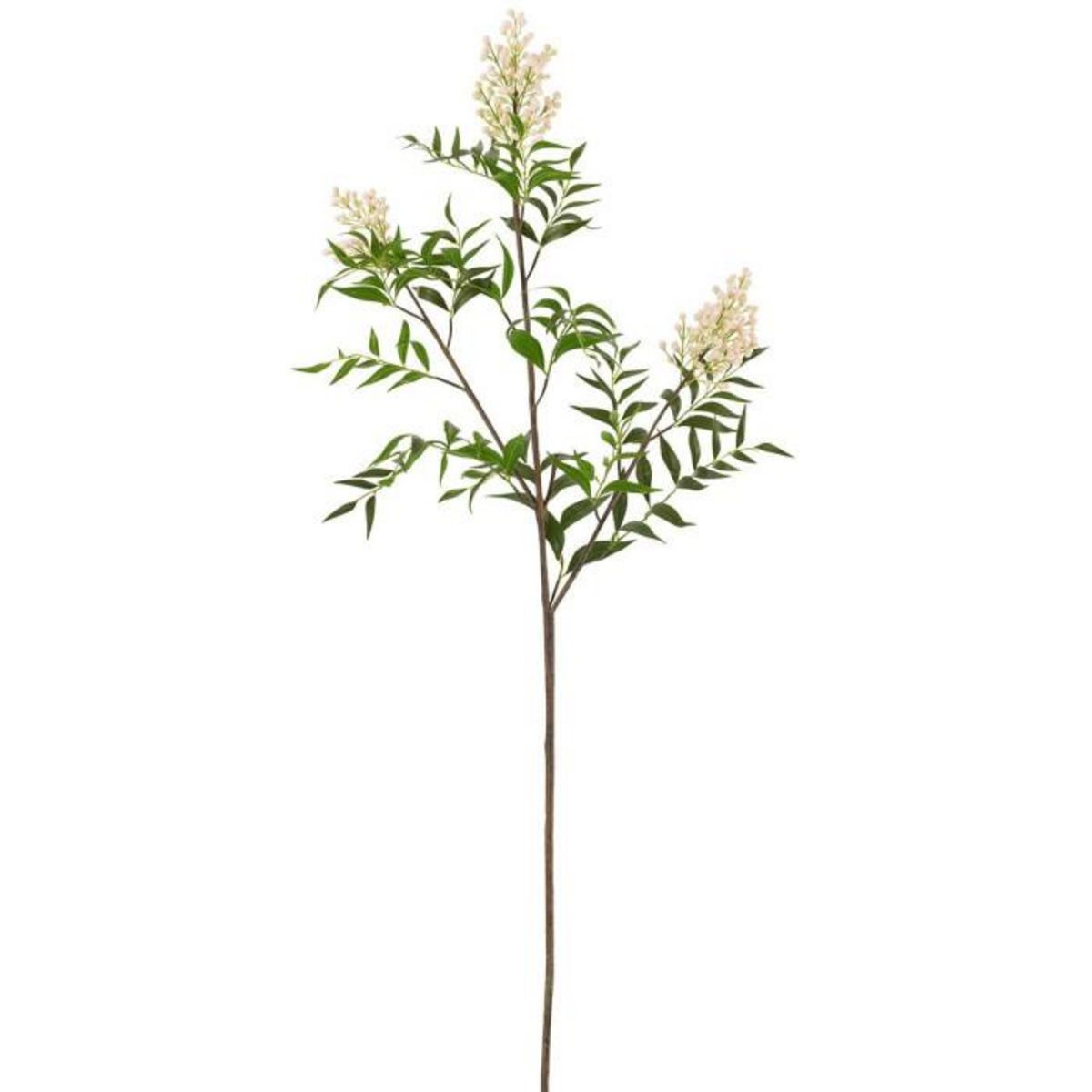 Paris Prix Fleur Artificielle  3 Branches Baies  129cm Vert