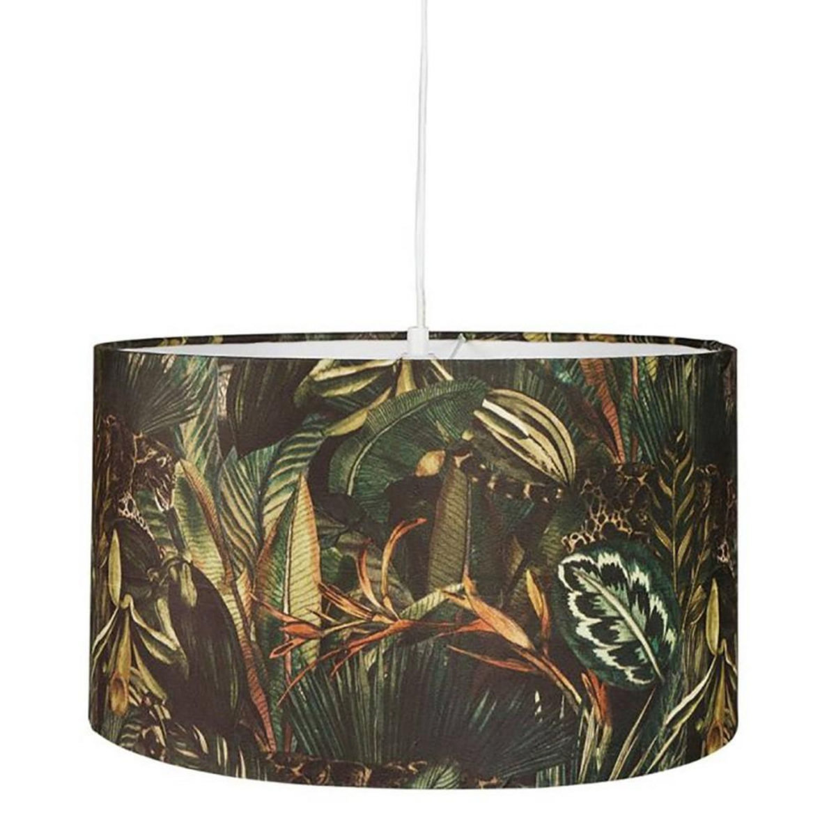 OSTARIA Suspension cylindrique velours Amazonie D40