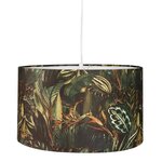 OSTARIA Suspension cylindrique velours Amazonie D40