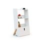 Voir la diapositive 4 : WEBABY Étagère enfant Pirate en bois - Blanc