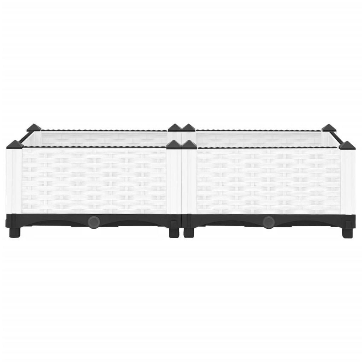 VIDAXL Lit sureleve 80x40x23 cm Polypropylene