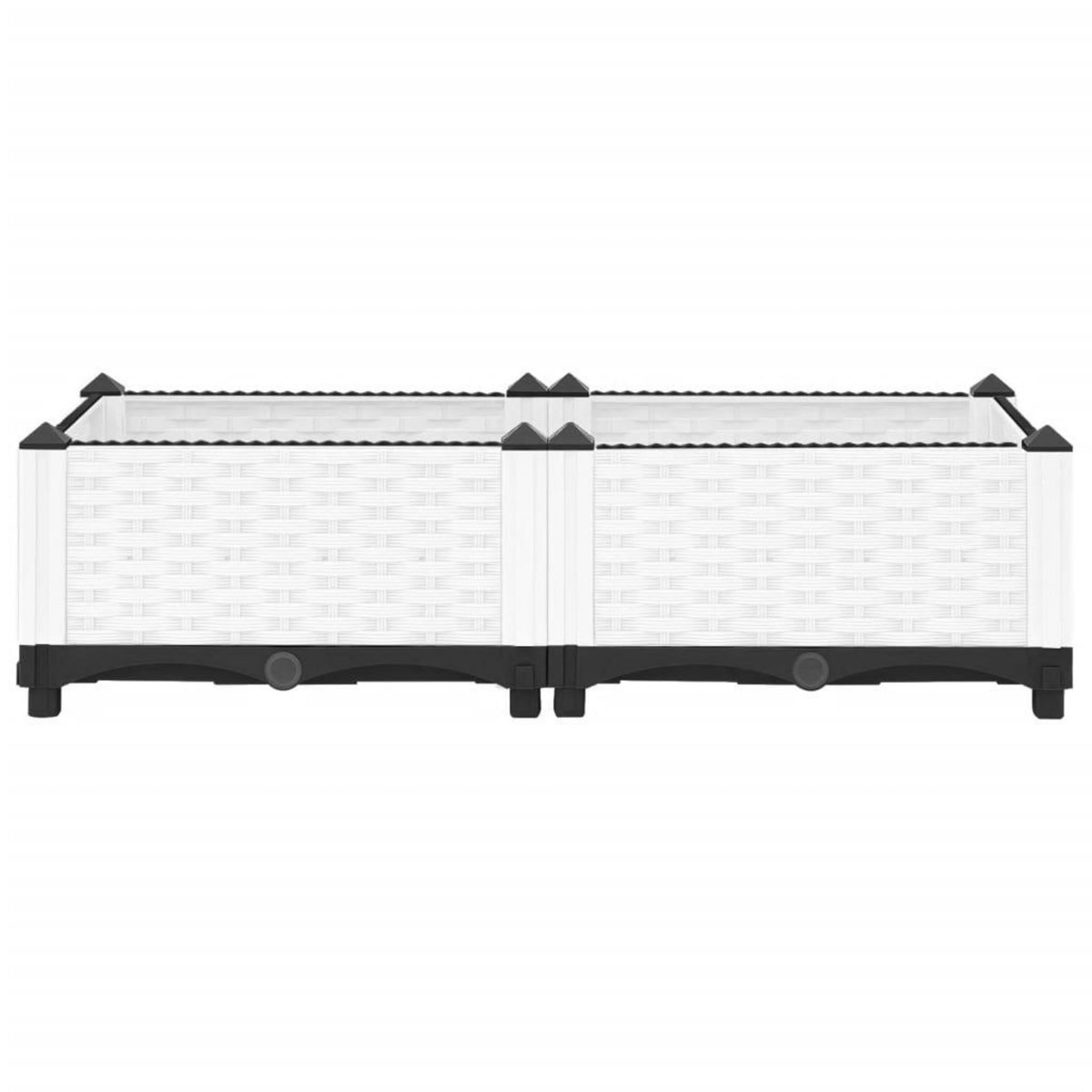 VIDAXL Lit sureleve 80x40x23 cm Polypropylene