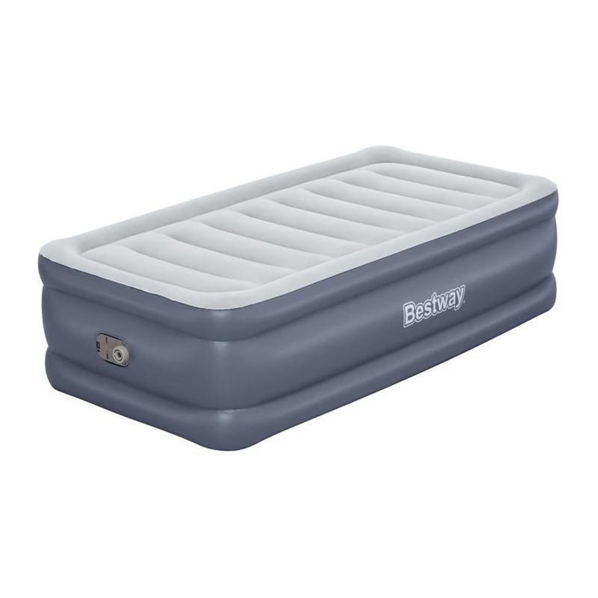 BESTWAY Lit gonflable - BESTWAY - 6713G - Tritech™ - 1 place, 191 x 97 x 51 cm, pompe électrique intégrée, cadre de lit