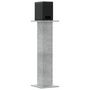 Voir la diapositive 3 : VIDAXL Supports de haut parleurs 2 pcs gris béton bois d ingénierie