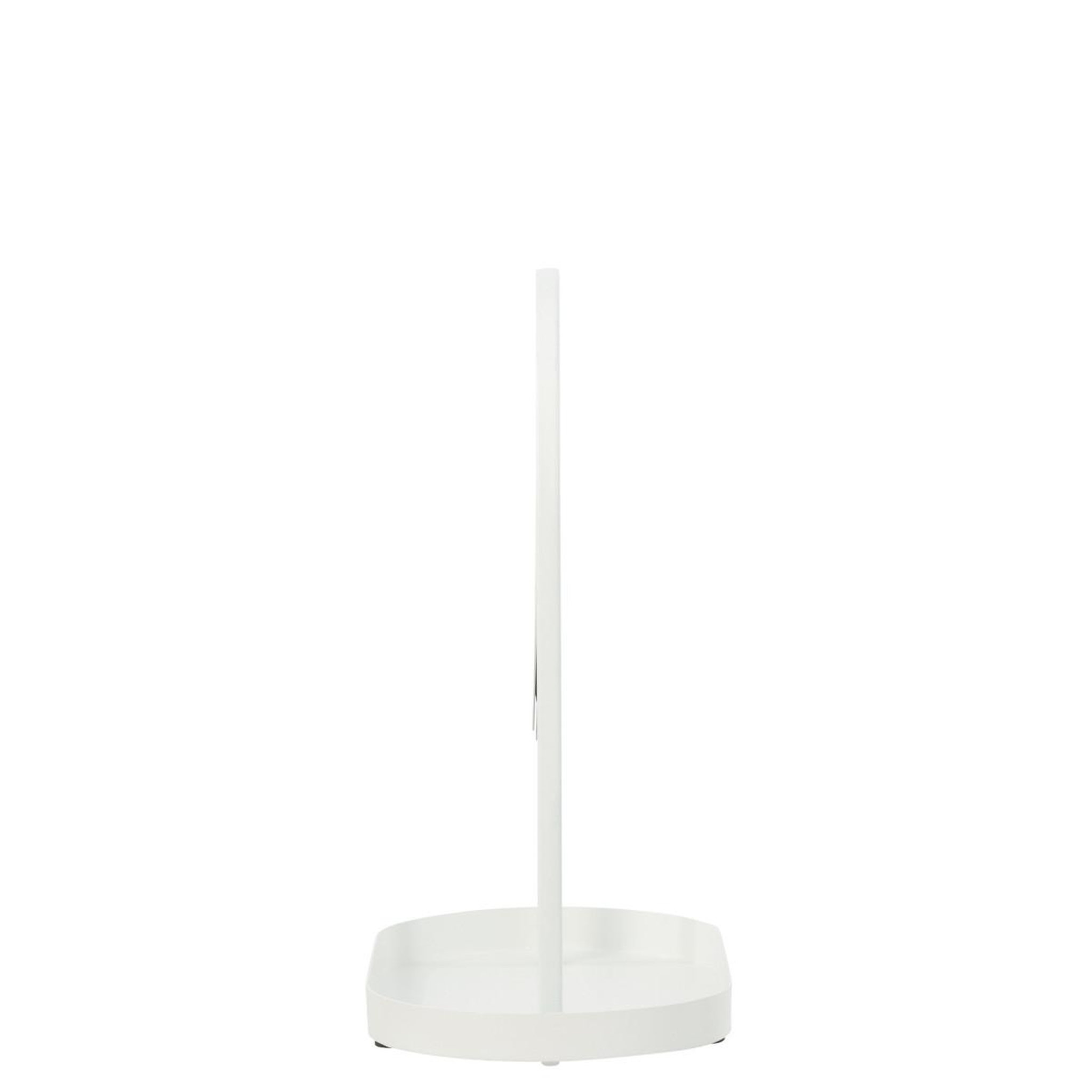 Voir la diapositive 4 : J-LINE Miroir avec support bijoux  perle  32cm blanc