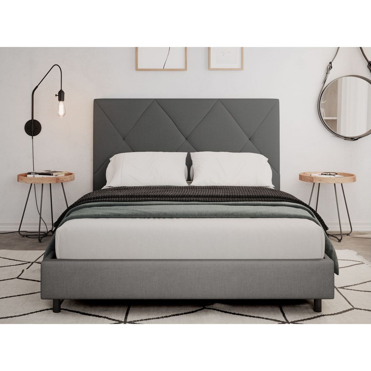 Tête de lit 145cm tissu VIVA