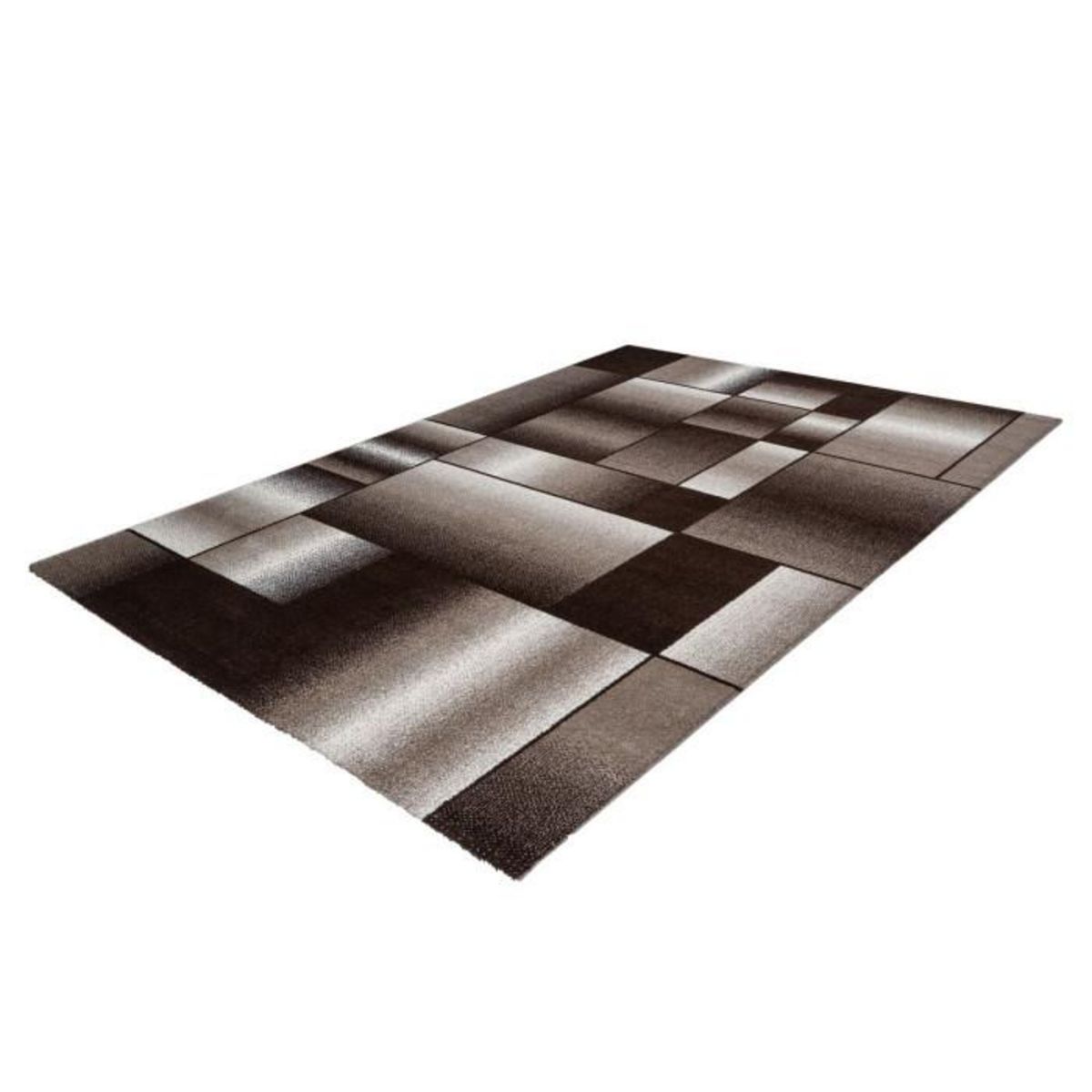 Paris Prix Tapis Tissé à Poils Courts  Broadway III  Marron & Beige