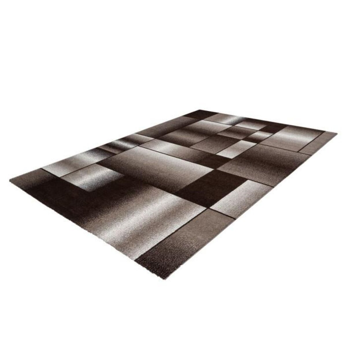 Paris Prix Tapis Tissé à Poils Courts  Broadway III  Marron & Beige