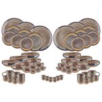 BJORN Service Complet Plus GENESIS - 60 pièces - Basalte