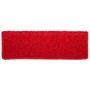 Voir la diapositive 4 : VIDAXL Tapis d'escalier 10 pcs 65x21x4 cm Rouge
