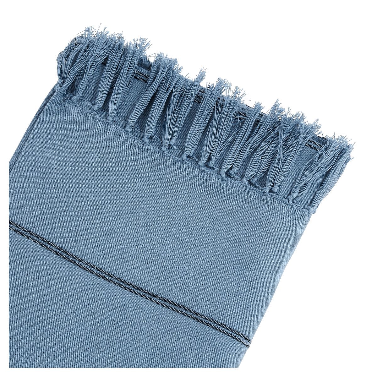 ACTUEL Plaid uni en coton 