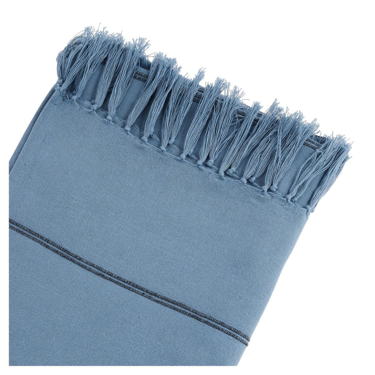 ACTUEL Plaid uni en coton 