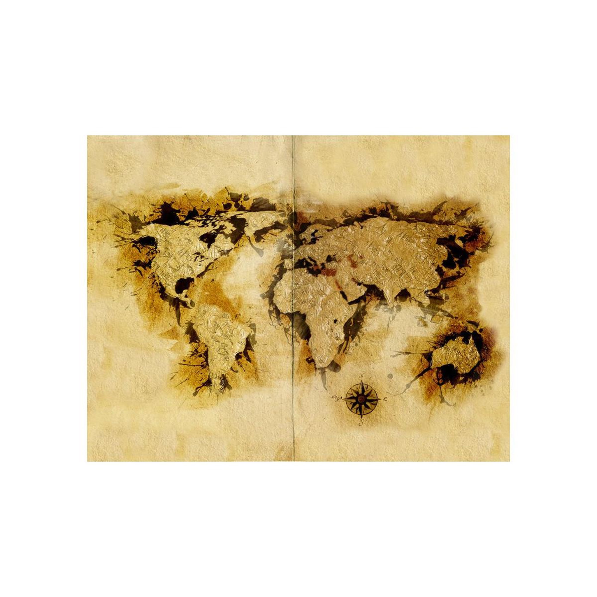 Voir la diapositive 2 : Paris Prix Papier peint  gold diggers' map of the world