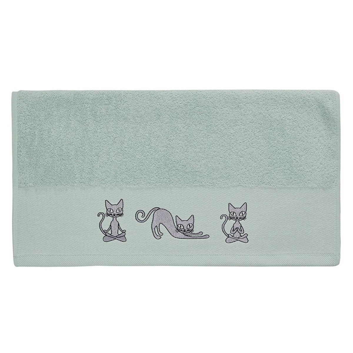 Sensei Maison Serviette de toilette YOGI CAT