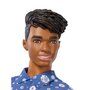 BARBIE Poupée Ken Fashionistas avec chemise à fleurs et jean - Barbie