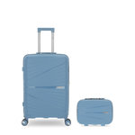 OBAGO OBAGO - LOT DE 2 - Valises weekend et grand vanity VELA. Coloris disponibles : Bleu, Rose, Marron, Vert, Gris