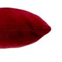 Voir la diapositive 2 : ATMOSPHERA Coussin en Flanelle Uni  Ollis  38x38cm Rouge