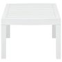 Voir la diapositive 3 : VIDAXL Table de jardin Blanc 78x55x38 cm Plastique