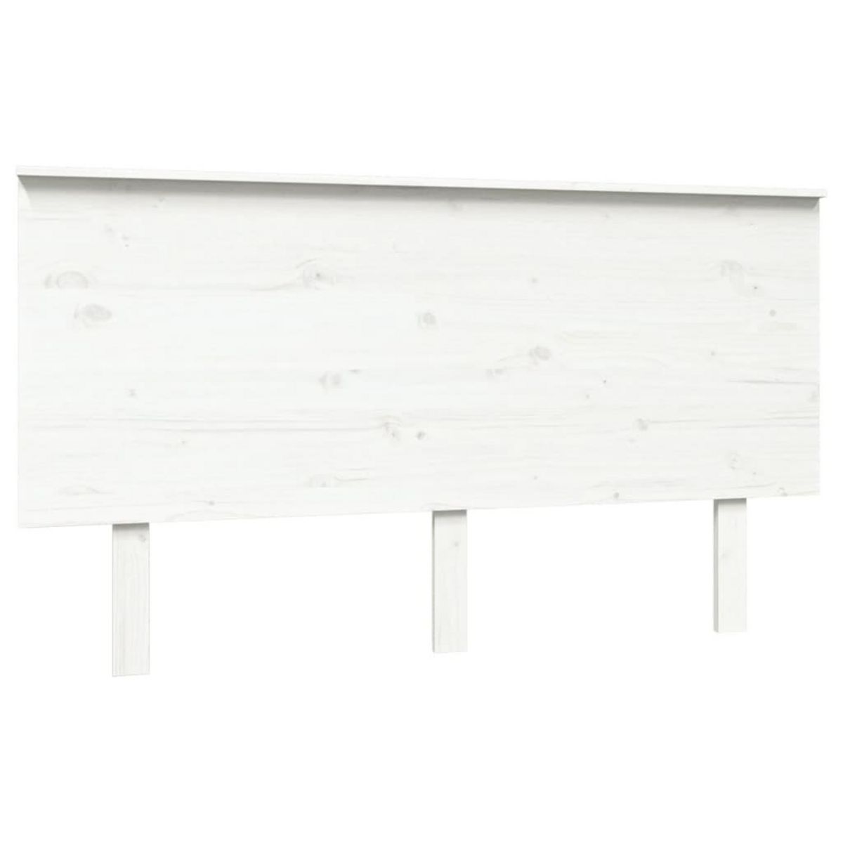VIDAXL Tete de lit Blanc 144x6x82,5 cm Bois massif de pin