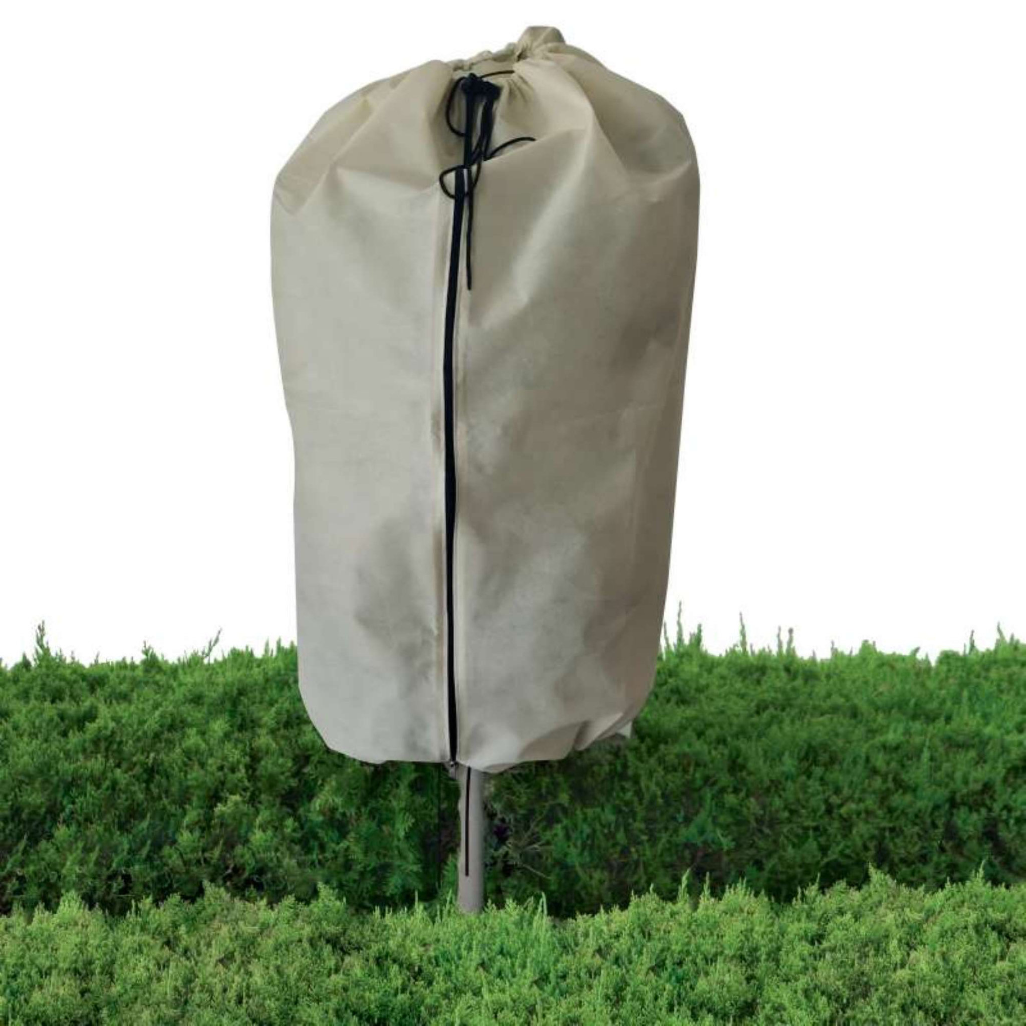 Voir la diapositive 2 :  Housse d'hivernage Werkapro pour arbustes et végétaux Ø50cm x hauteur 100cm