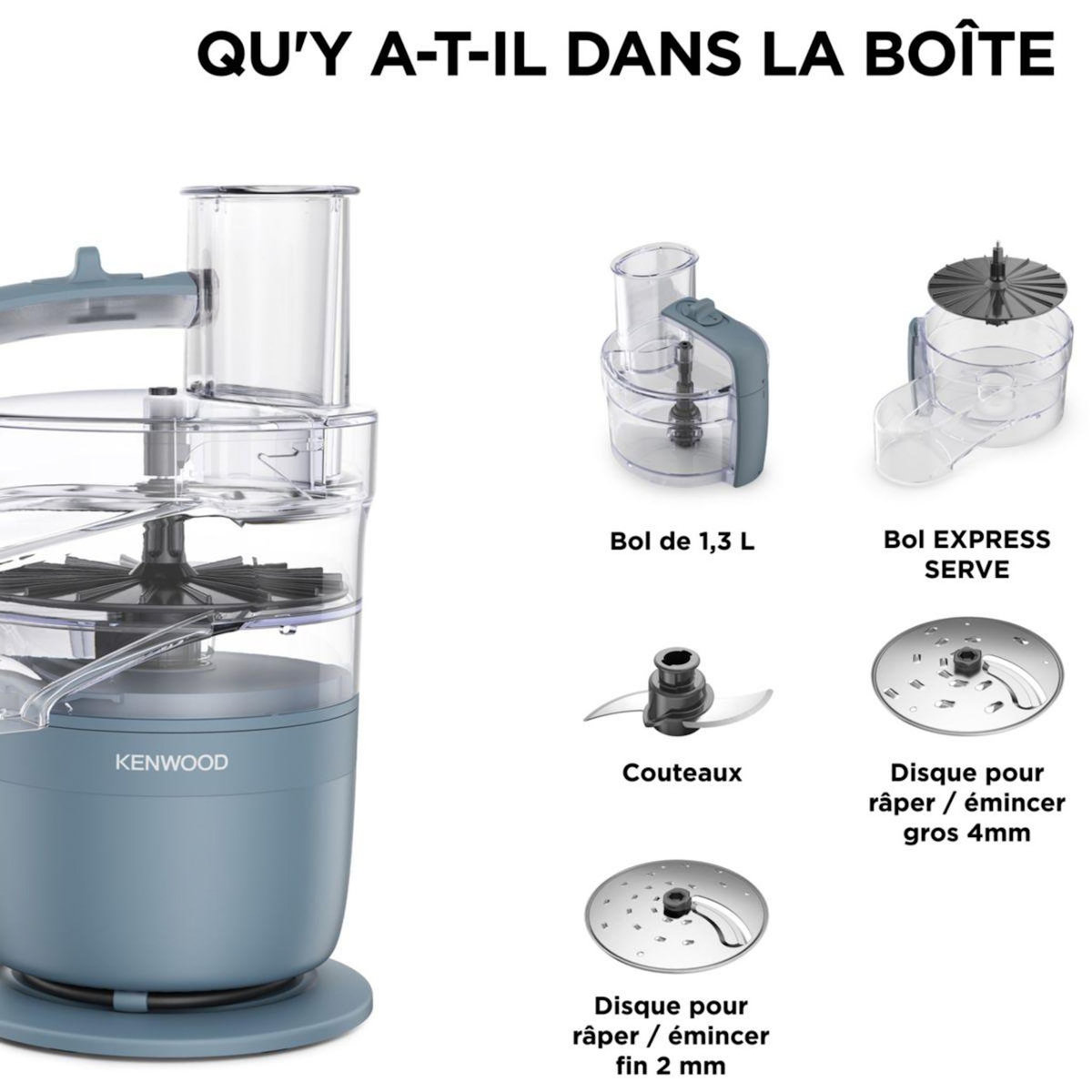 KENWOOD Robot multifonction MULTIPRO GO FDP23.140GY