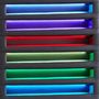 Voir la diapositive 5 : IDIMEX Lit LED simple LUCENO 90x190 cm, avec sommier, revêtement synthétique