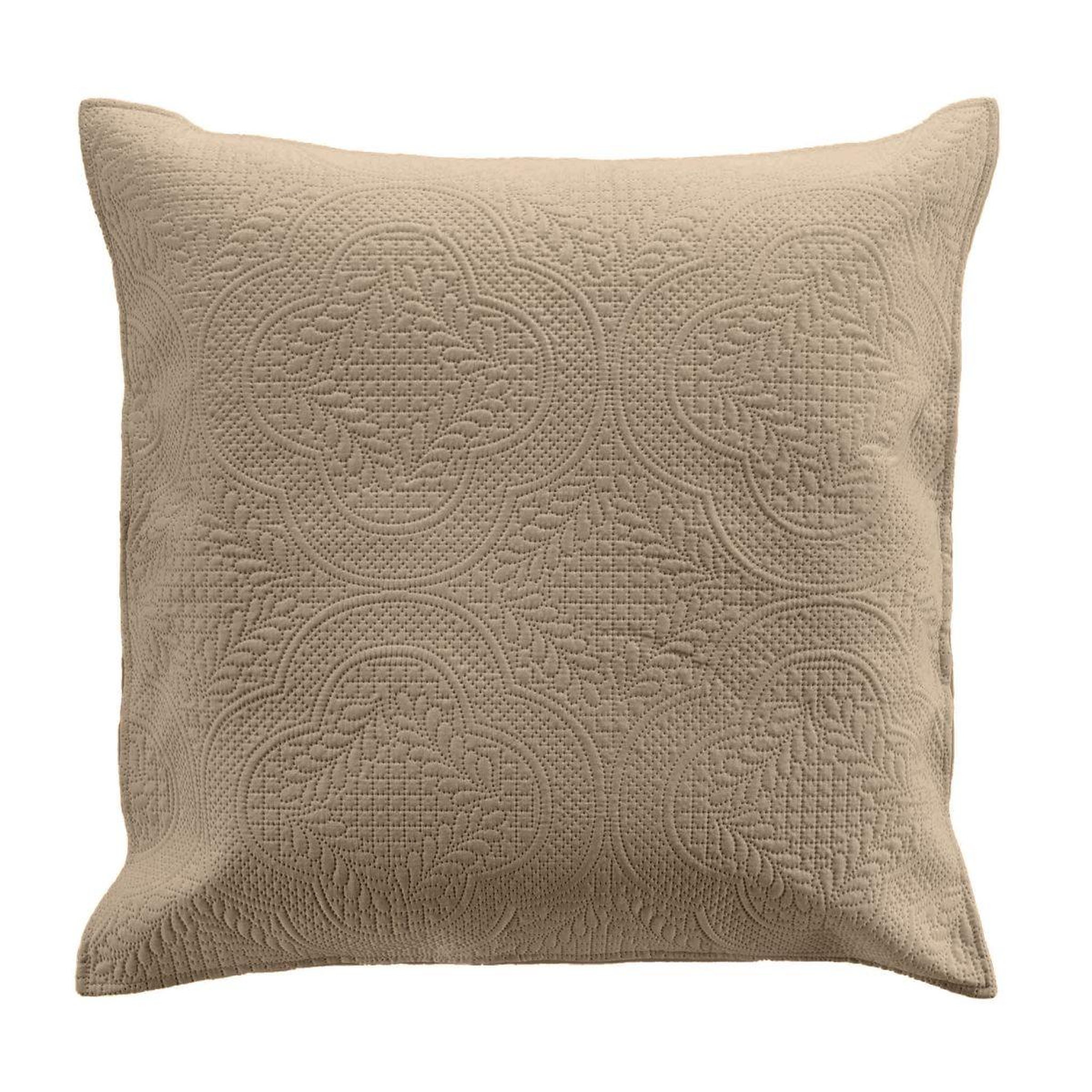 Voir la diapositive 3 : Douceur d'Intérieur Couvre-lit & 2 housses de coussin  romane  220x240cm beige lin