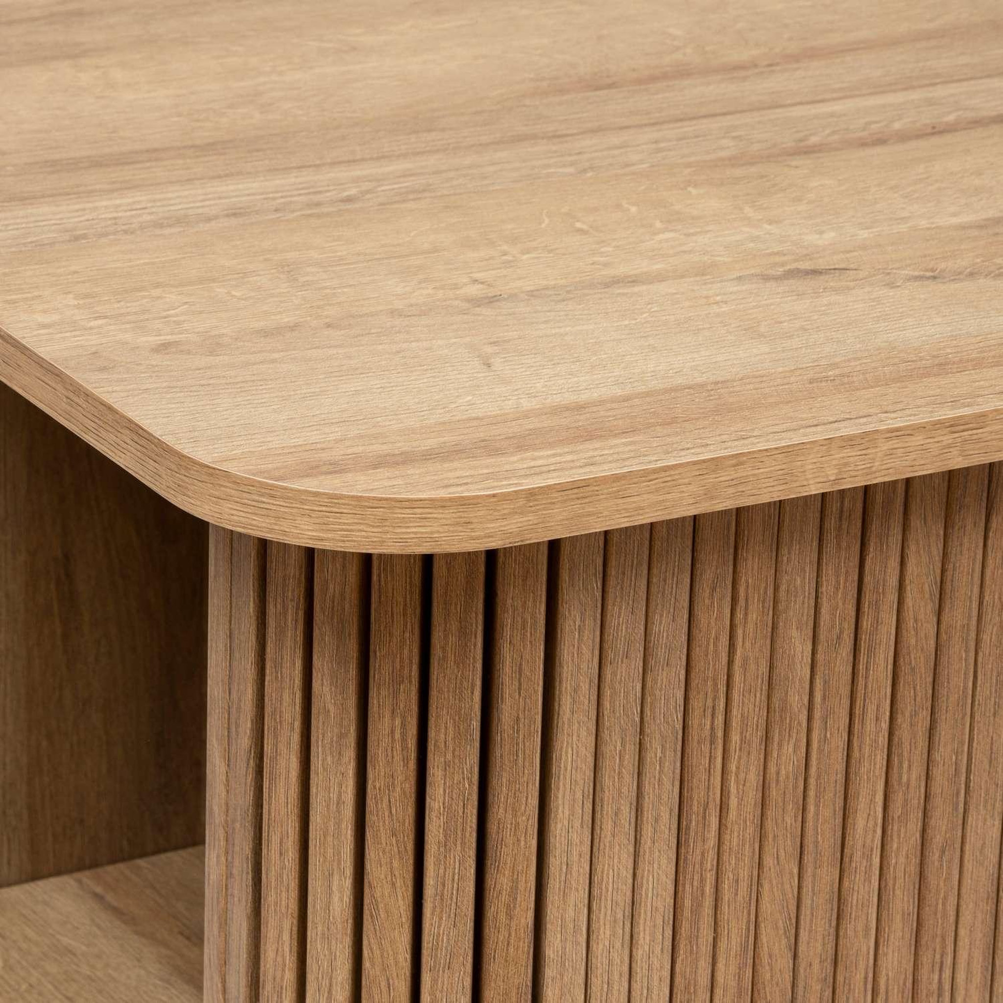 Voir la diapositive 4 : ATMOSPHERA Table à manger bar en bois colva - marron