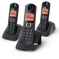 Téléphone fixe sans fil sans répondeur F860 - Duo - Gris ALCATEL à Prix  Carrefour
