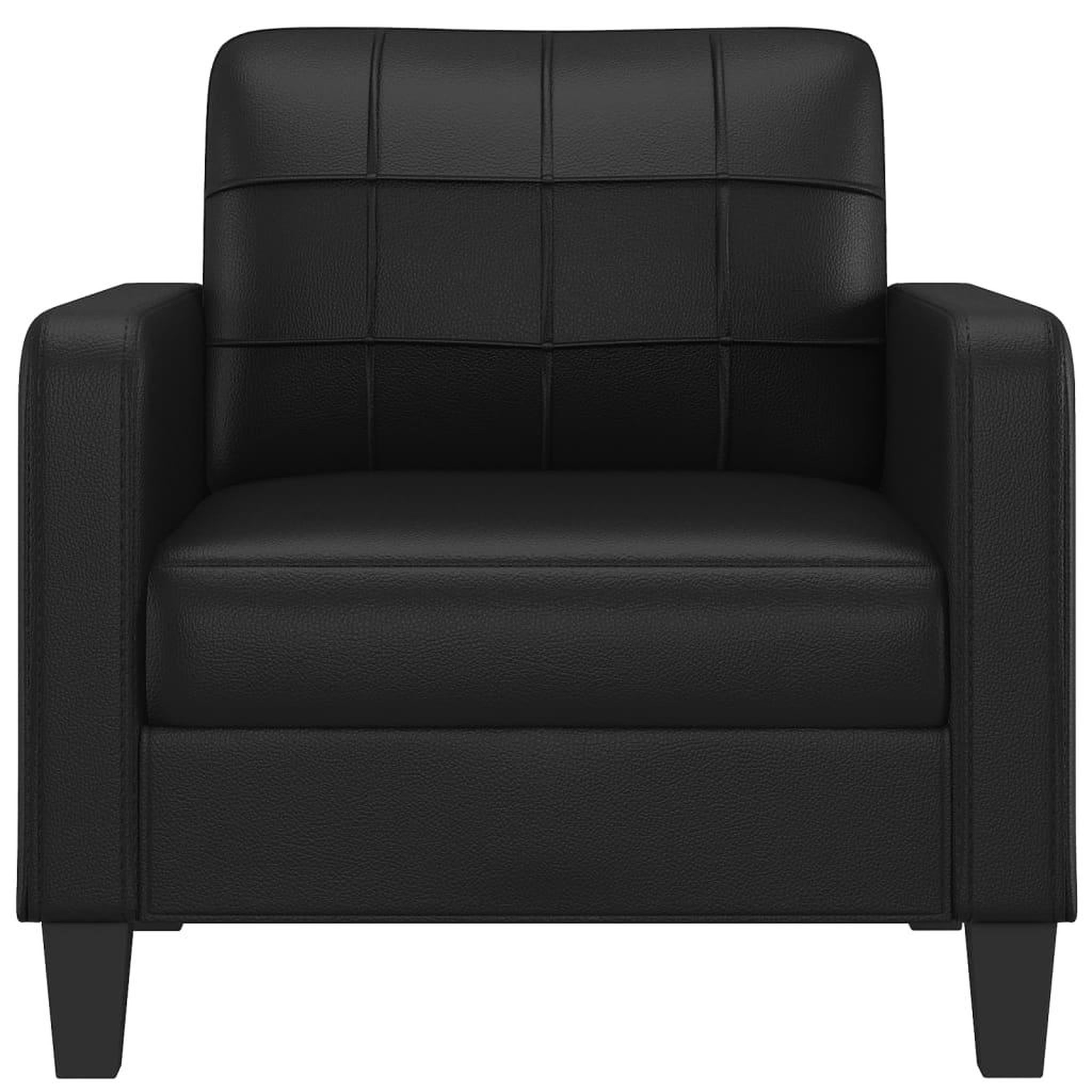 Voir la diapositive 3 : VIDAXL Fauteuil Noir 60 cm Similicuir