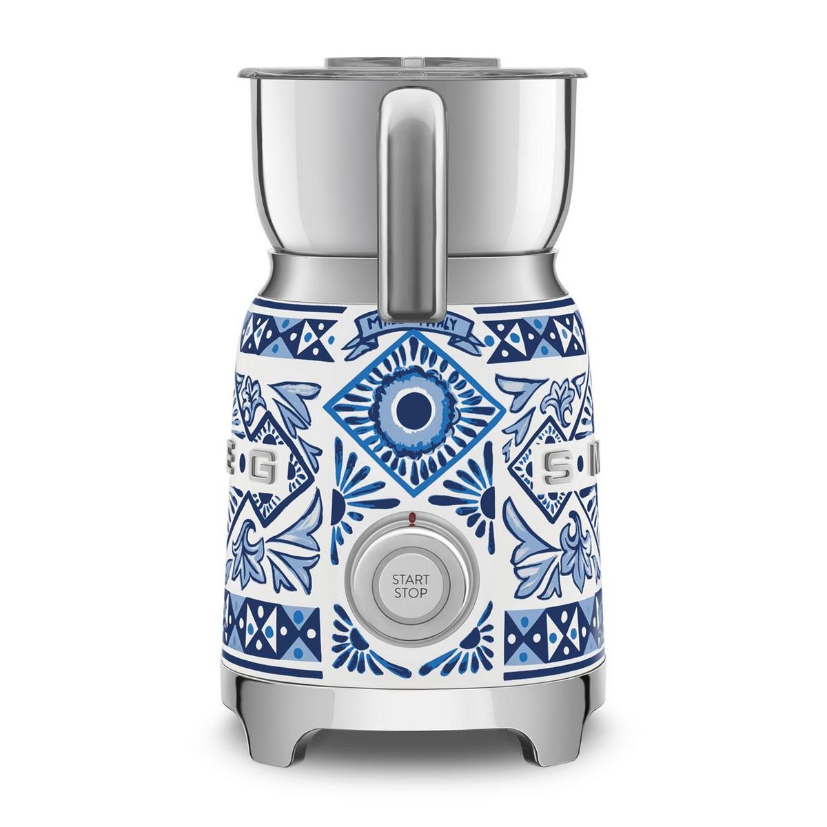 SMEG Mousseur à lait 500w 0.6l blu mediterraneo - MFF01DGBEU