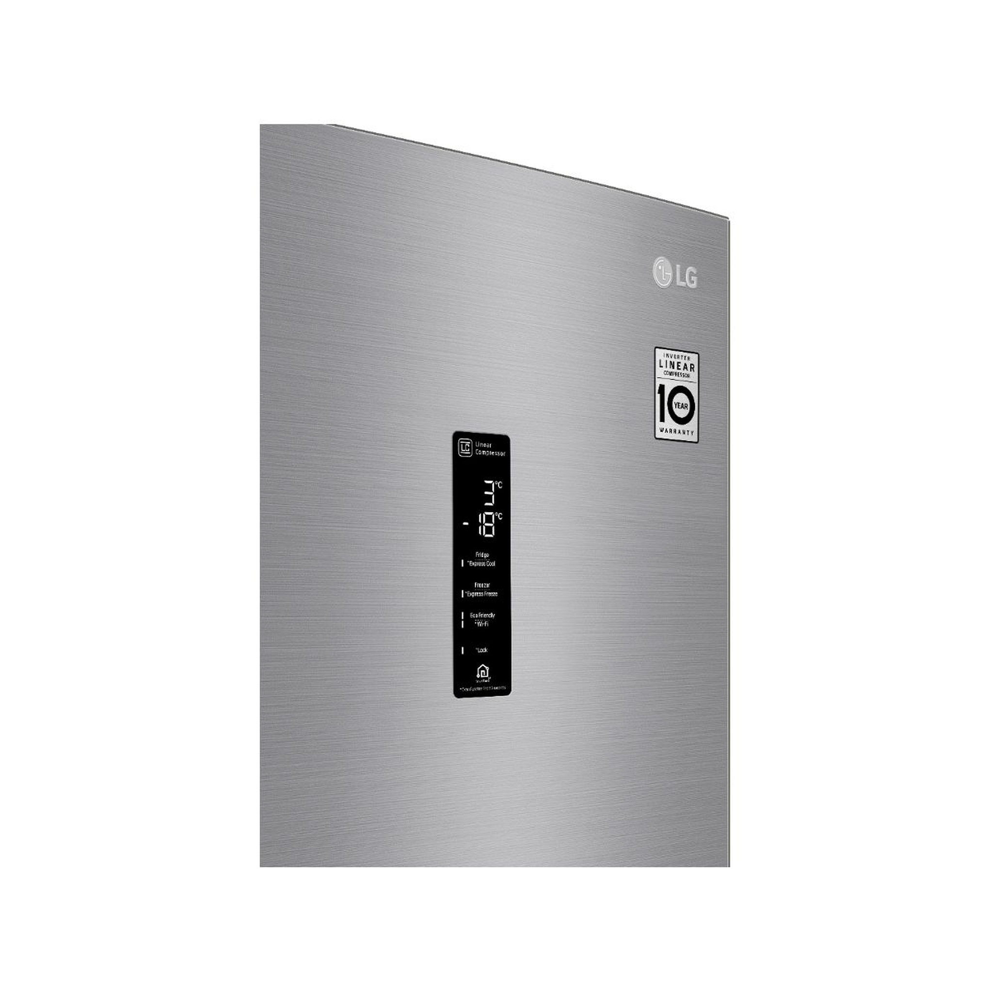 Voir la diapositive 6 : LG Réfrigérateur combiné GBB62PZFFN
