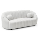 Paris Prix Canapé 3 places Bouclette  Spencer  201cm Blanc